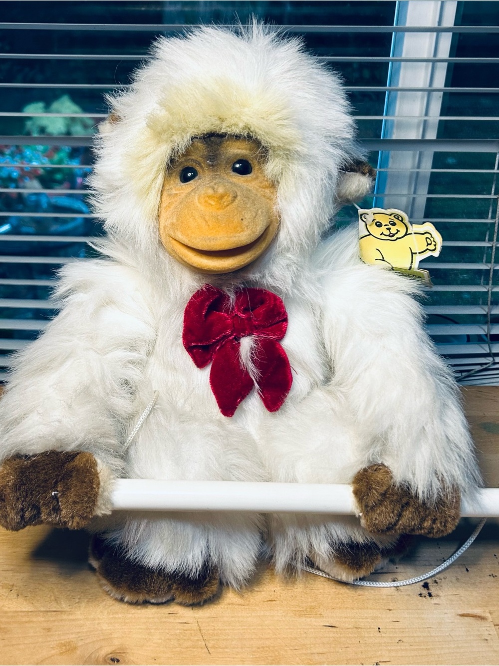 Goffa Plush Hanging Monkey Swing Gorilla Ape Stuffed Animal  Vintage 12”